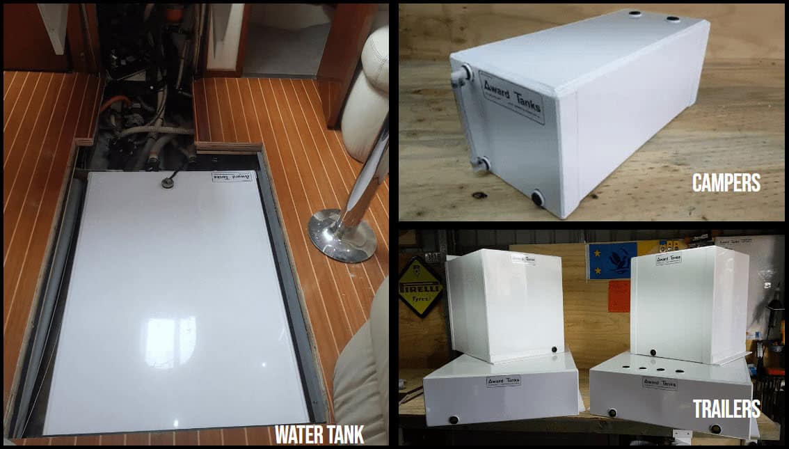 Award Tanks water tank application collage